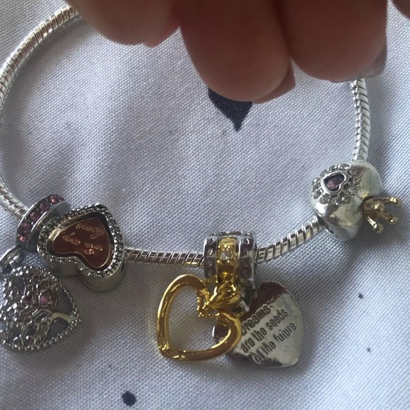 ⭐️BEAUTIFUL SILVER AND GOLD CHARMS FOR ANY PANDORA BRACELET⭐️SPECIAL OFFER BELOW - Picture 2 of 3